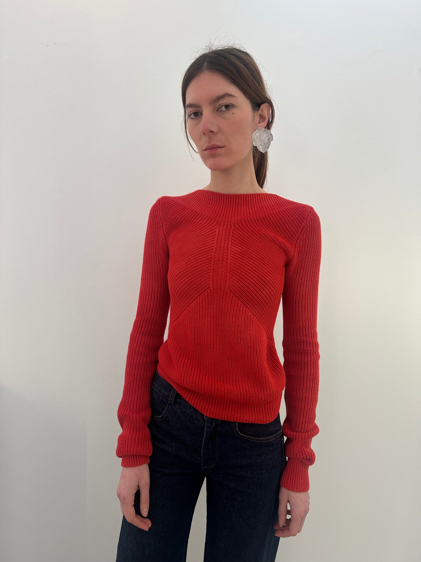 Ribcage Uni Boatneck Wool Sweater - PREORDER