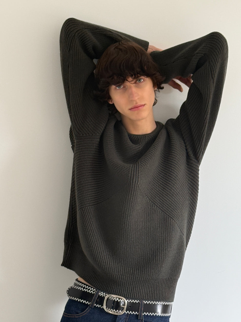 Ribcage Wool Crewneck Sweater - PREORDER