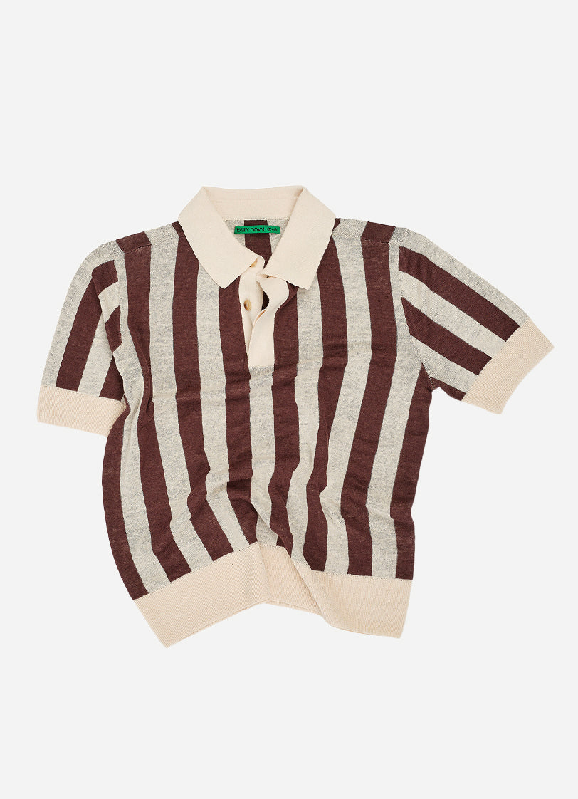 TUTTI STRIPE POLO - Clove Stripe