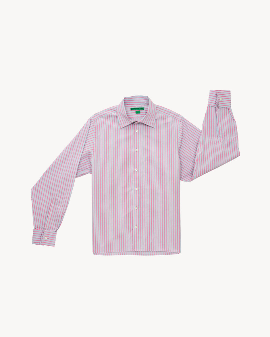 Jeff"s Shirt - In Cotton Stripes